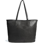 Zipper Tote Bag for Women Soft Vegan Leather Handbag for Work, Travel & Everyday Use