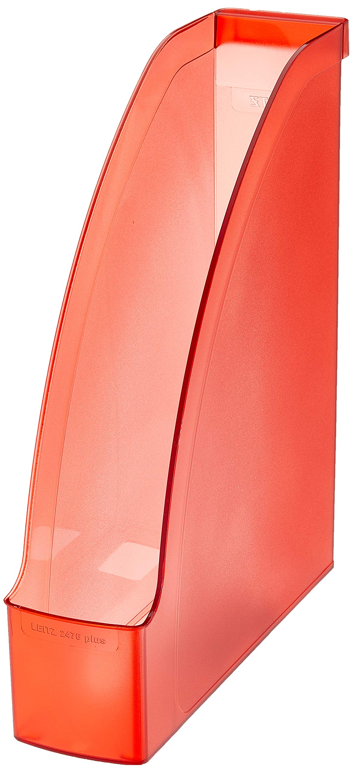 Leitz A4 Magazine File, Frosty Red, Plus Range, 24760026