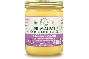 Pure Indian Foods PRIMALFAT Coconut Ghee 14.2 oz, Virgin & Certified Organic
