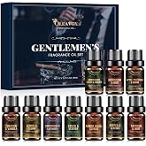 Men Essential Oils Set, Gift for Men, Masculine Diffuser Oil | Fragrance Oils Blends for Candle & Soap Making, Car Diffuser S