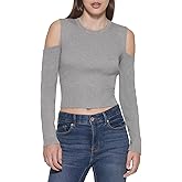 DKNY Womens Basic Soft Cozy Jeans Knit Top