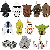 Hallmark Star Wars Countdown Calendar Miniature Christmas Tree Set With 12 Mini Ornaments, (0002HCM9186)