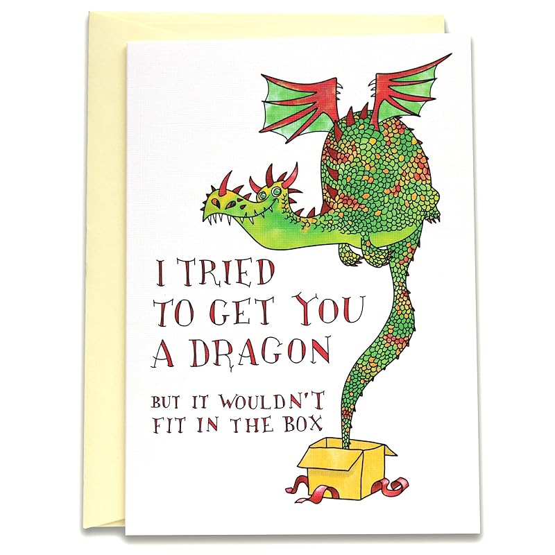 I Tried to Get You a Dragon Greeting Card for Fairy Tale