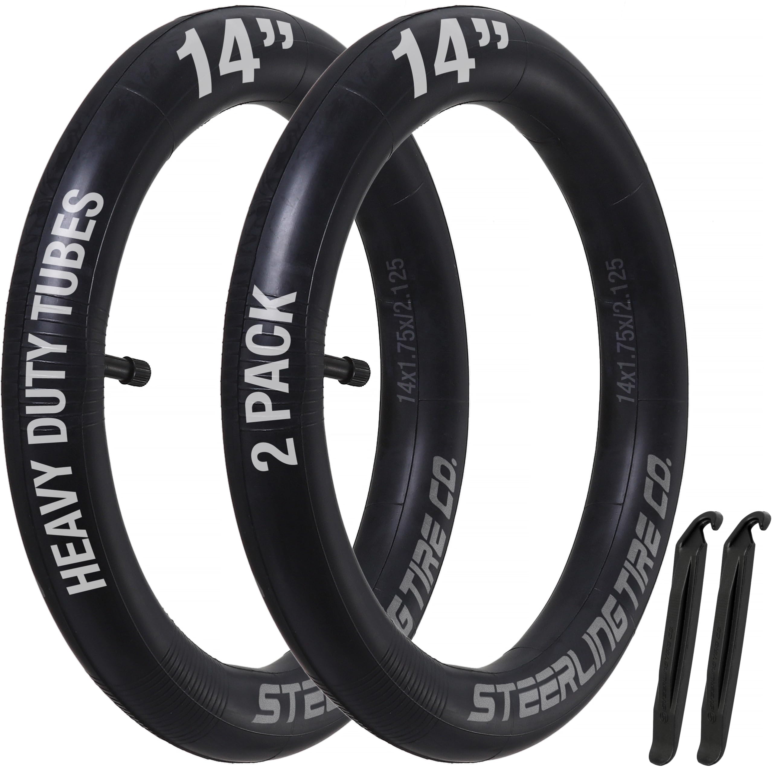 Photo 1 of [2-Pack] Heavy Duty - 12"/14"/16"/18"/20" | Kids Bikes Inner Tubes Replacements for Kids Bikes -3.50mm Thick for RoyalBaby, JOYSTAR, Dynacraft and More!