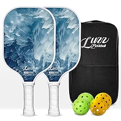 LUZZ Pickleball Paddles Set of 2, T700 Carbon Fiber
