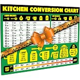 Kitchen Conversion Chart Magnet - Cooking, Baking &amp; Recipe Accessory 2026 | Extra Large, Easy to Read, Durable, Magnetic, Senior Friendly, Kitchen Accessories, Convert Imperial &amp; Metric Units