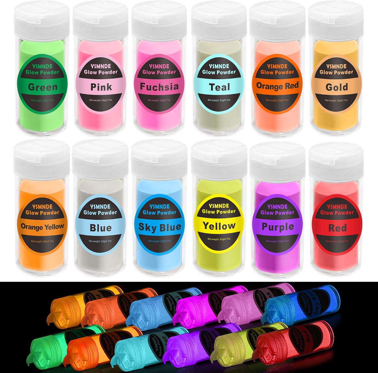 Glow In The Dark Powder For Slime