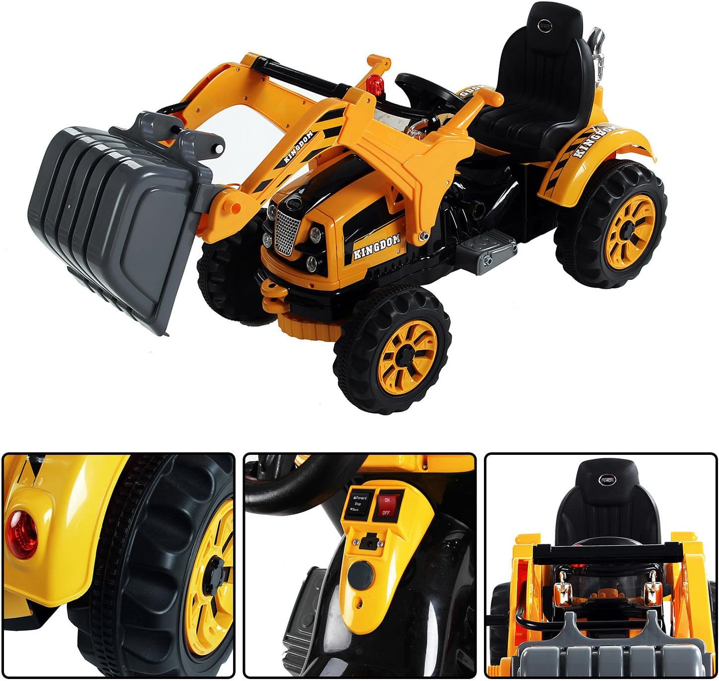 little tikes cozy dirt digger electric 12v battery ride on toy with digger