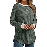 AUTOMET Womens Long Sleeve Shirts Fall Fashion Tops 2026 Blouses Dressy Sweaters Tunic Winter Clothes Casual Outfits