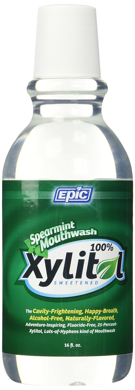 Epic Dental Xylitol Mouthwash Spearmint, 16 oz Amazon.co.uk Health