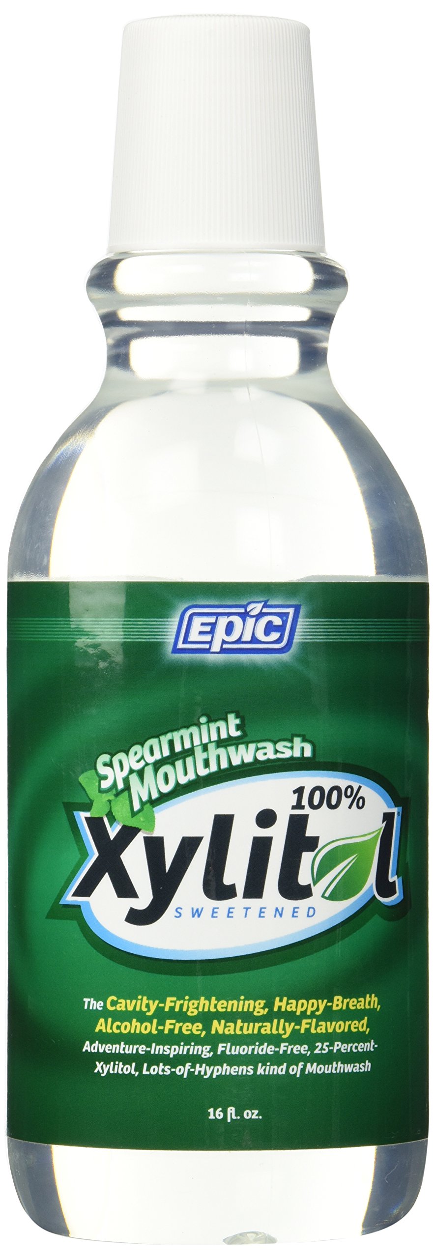 Epic Dental Xylitol Mouthwash Spearmint, 16 oz