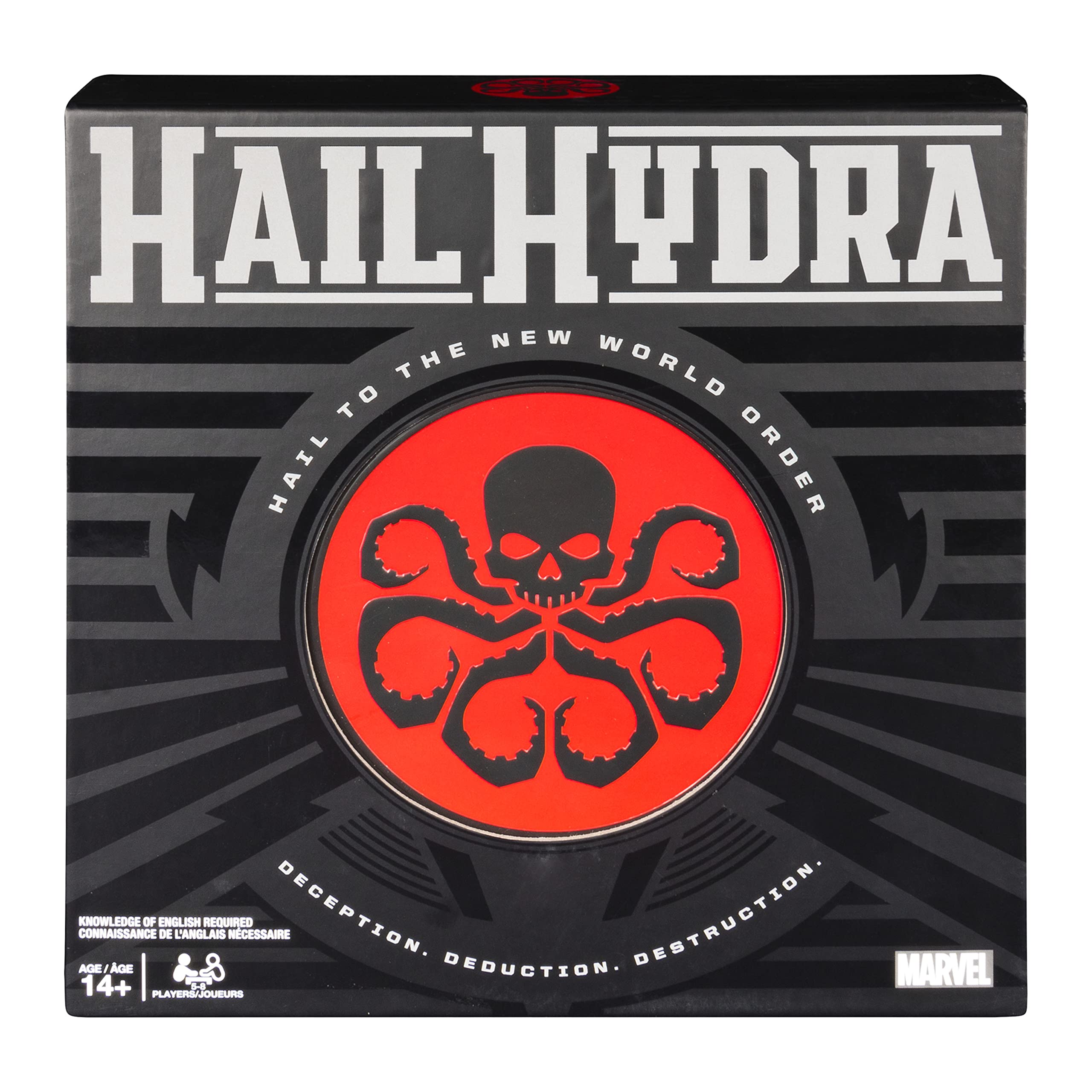 Spin Master Marvel: Hail Hydra Board Game - 5-8 Players, Ages 14+