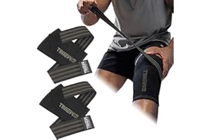 TAVIEW Knee Sleeve & Knee Wrap 2-in-1,5mm Neoprene with Adjustable Integrated Wrap for Custom Compression Over 7mm Compression, Knee Support Brace for Weightlifting, Squats & Gym