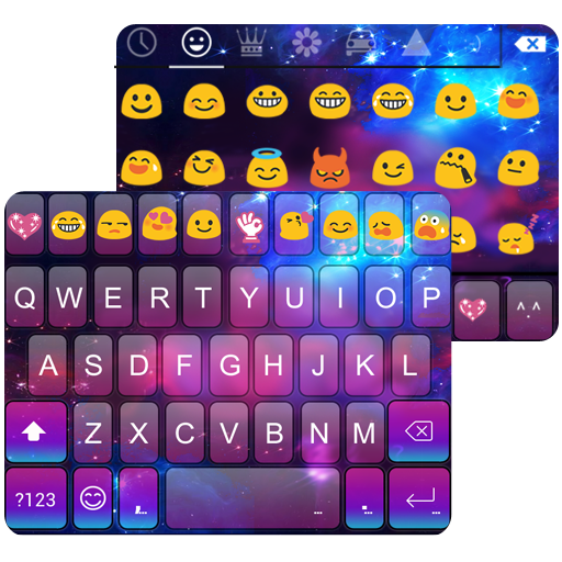 Color Galaxy Emoji Keyboard Theme Appstore for Android