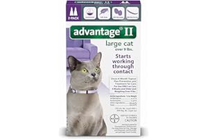 Advantage II Flea Control Large Cat (for Cats Over 9 lbs.) - 2 Month