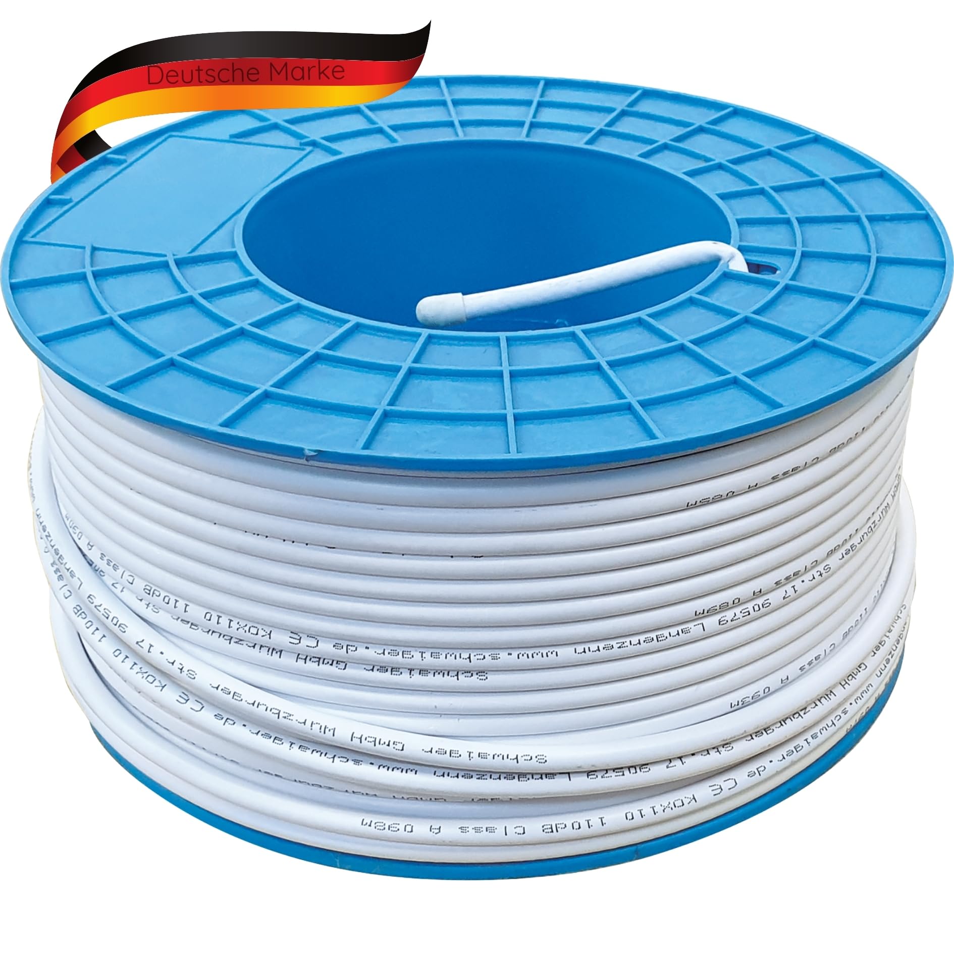 SCHWAIGER KOX110 100 SAT Antenna Cable Drum 100 m Satellite Cable Coaxial Cable Unassembled HDTV DVB-T2 110 dB 75 Ohm Triple Shielded