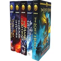 The Heroes of Olympus 5 book Collection The Lost Hero, The Son of