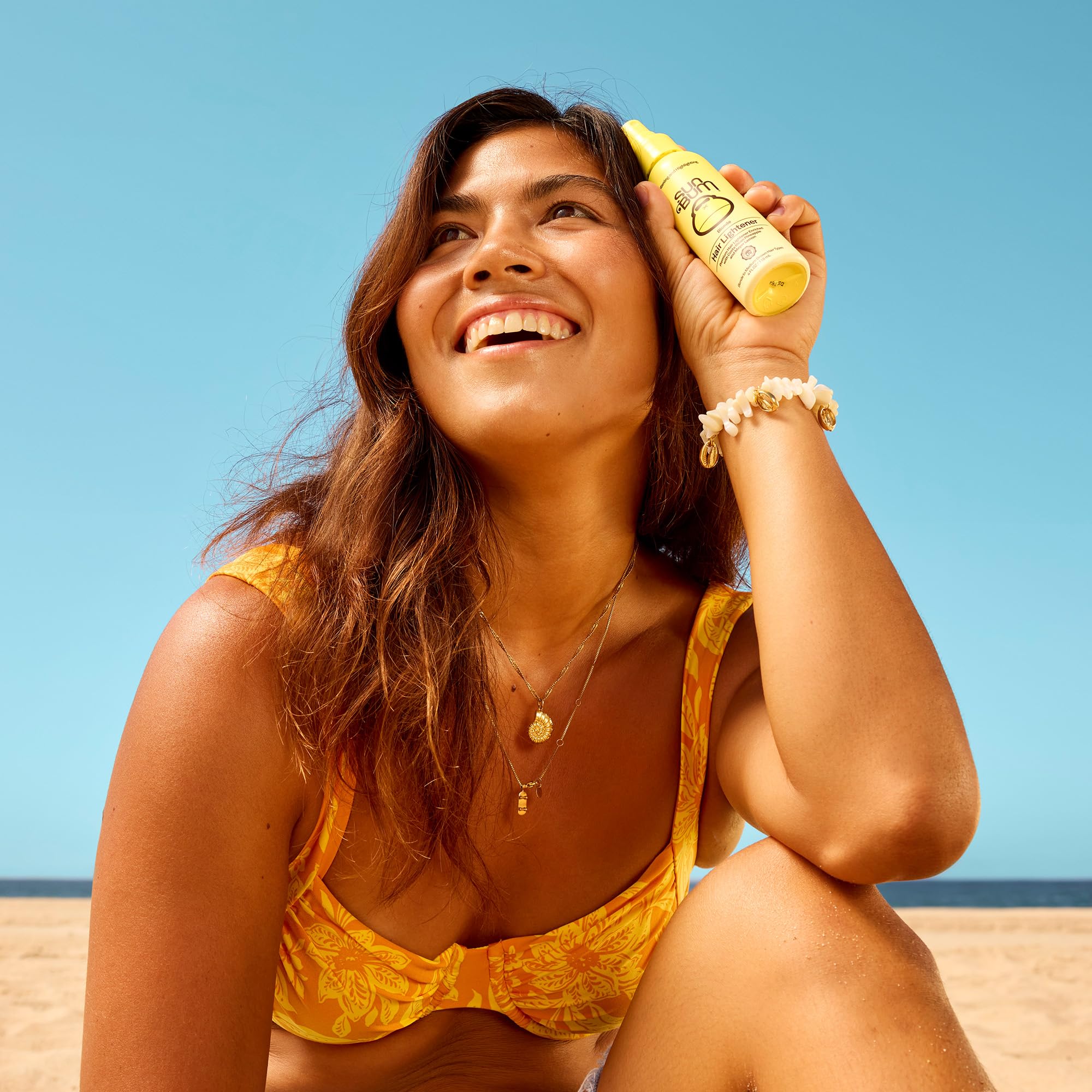 Sun Bum Lighten and Tone Travel Kit - Blonde Hair Lightener and Tone Enhancer - Enhances Hair Color and Shine while Neutralizing Brassy Tones - UV Protecting - Vegan and Cruelty Free (4 oz, 1.5 fl oz)