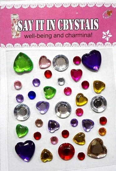 Decorative Acrylic Self Adhesive Crystal Mobile Stone Stickers