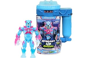 MRBEAST LAB Hyper Fusion Mutators, Experiment & Create The Lightning Panther, Add Mutation Fluid, Press The Fingerprint Scanner & Reveal The Panther, Over 20 Points of Articulation, Collect All 3