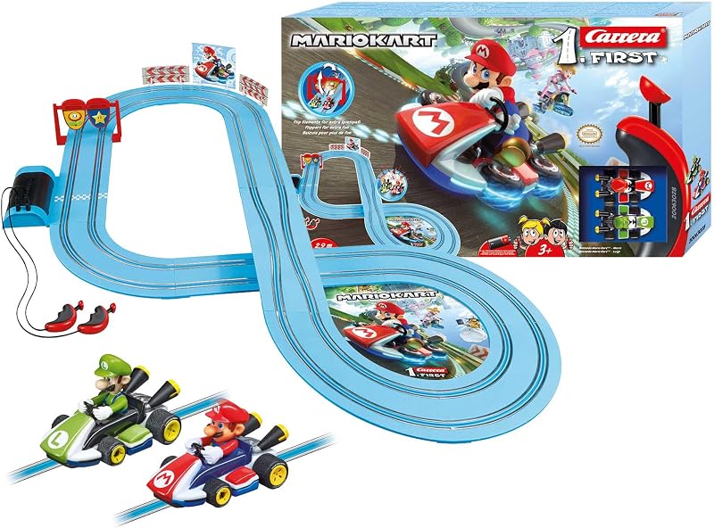 - 20063028 Circuito de Coches Nintendo Mario Kart de 2.9 m, Escala 1:50, Multicolor, 114 x 87.5 cm