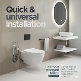 Aqua Earth Stainless Steel Bidet Sprayer Handheld Shattaf Toilet Spray Diaper view 6