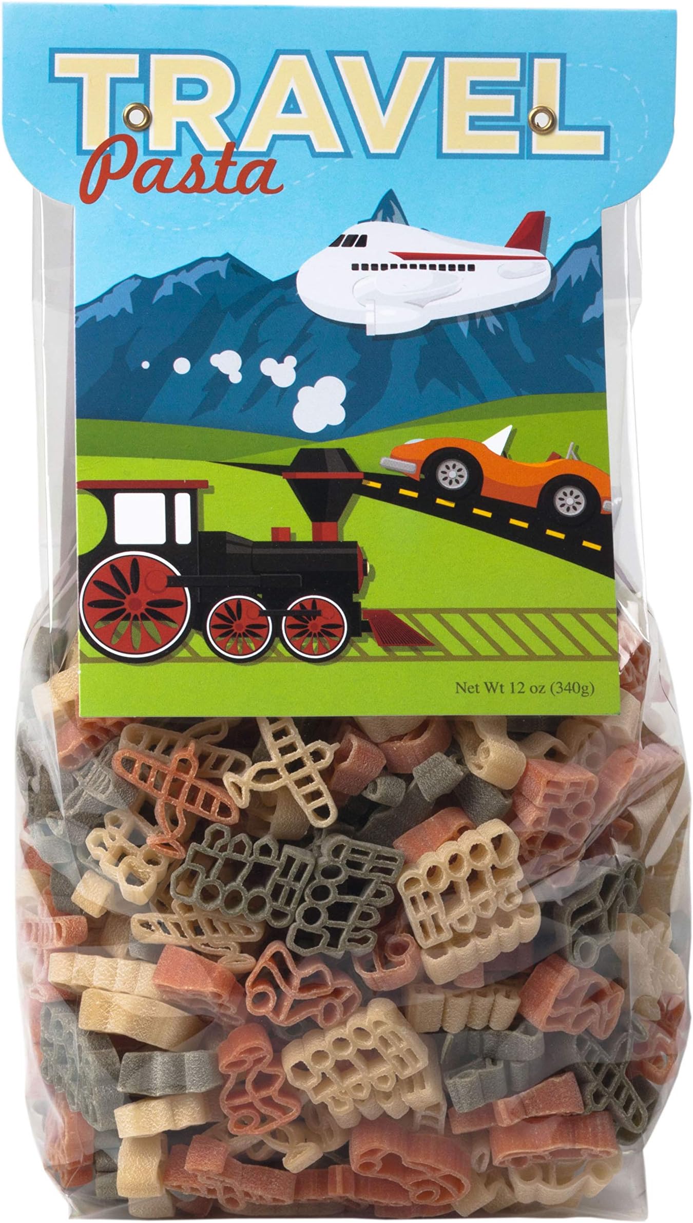 Chidester Farms Novelty Travel Plane Train Car Shaped Pasta, 12 Ounce