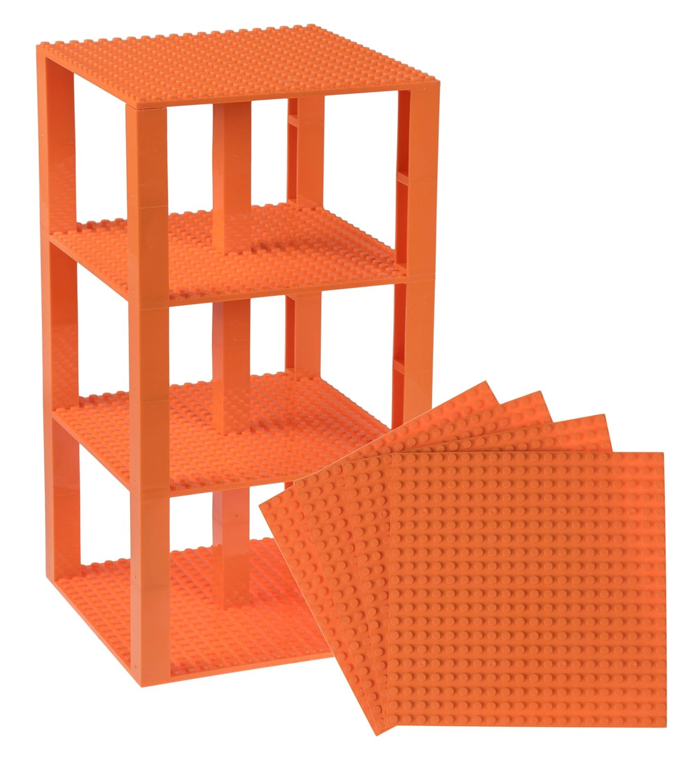 Buy Premium Orange Stackable Base Plates 4 Pack 6 X 6