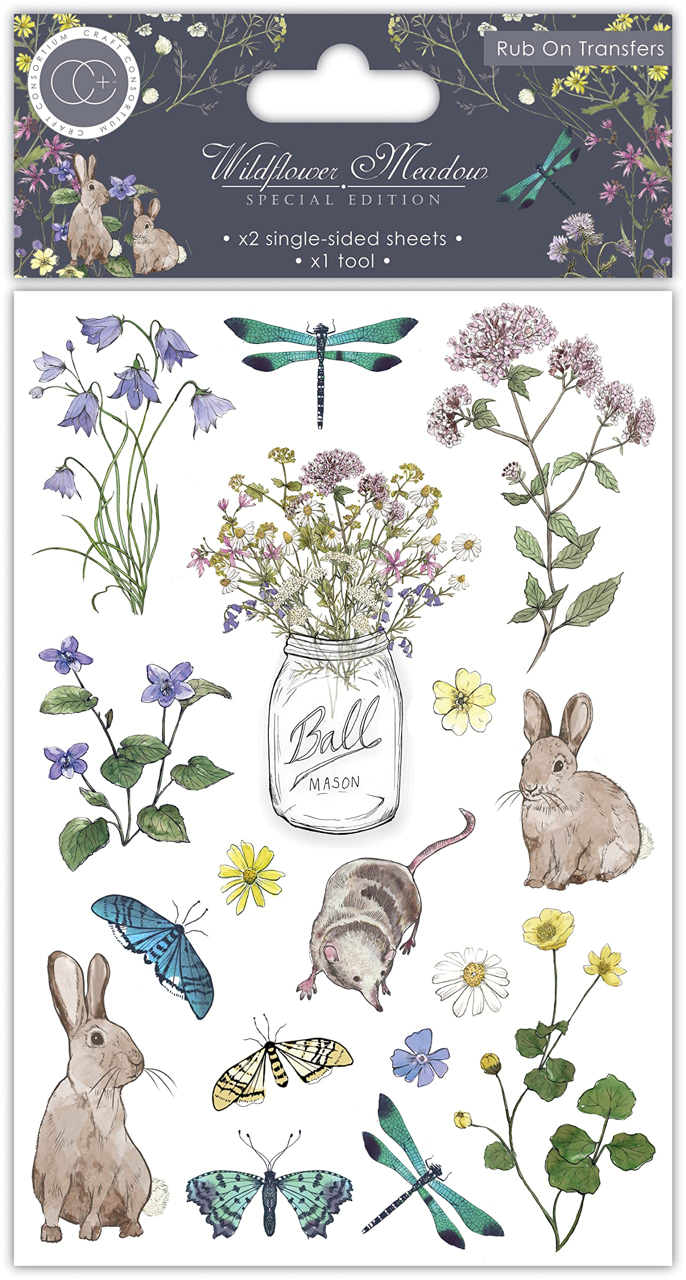 Wildflower Meadow - Special Edition - Rub-on Transfers