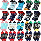 Bunnycool 10 Pairs Funny Math Chemistry Socks Christmas Science Theme Socks Programming Gift Novelty Crazy Scientist Accessories Teacher Sock for Science Lovers Chemist Mathematicians Biology