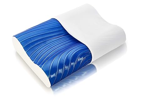 Viscosoft Arctic Ergo Gel Memory Foam Pillow With Washable And