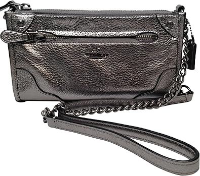coach grain leather mickie crossbody