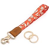 POCKT Lanyard for Keys Wristlet Strap Key Chain Holder for Men and Women - Cool Hand Wrist Lanyards for Keys and Wallets | Jasmine