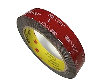 3M VHB 5952 3 Meter (19mm x 3m), schwarz, doppelseitiges Hochleistungsklebeband, für dauerhaft starke Verbindungen im Innen- 