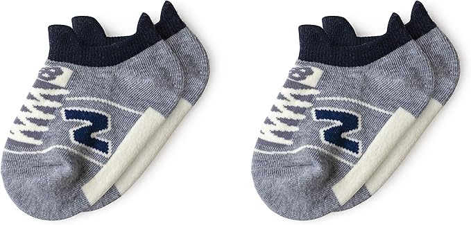 Amazon New Balance ニューバランス 靴下 ソックス キッズ トドラーサイズ 13 19cm グレイ 2足 靴下 レッグウェア 通販