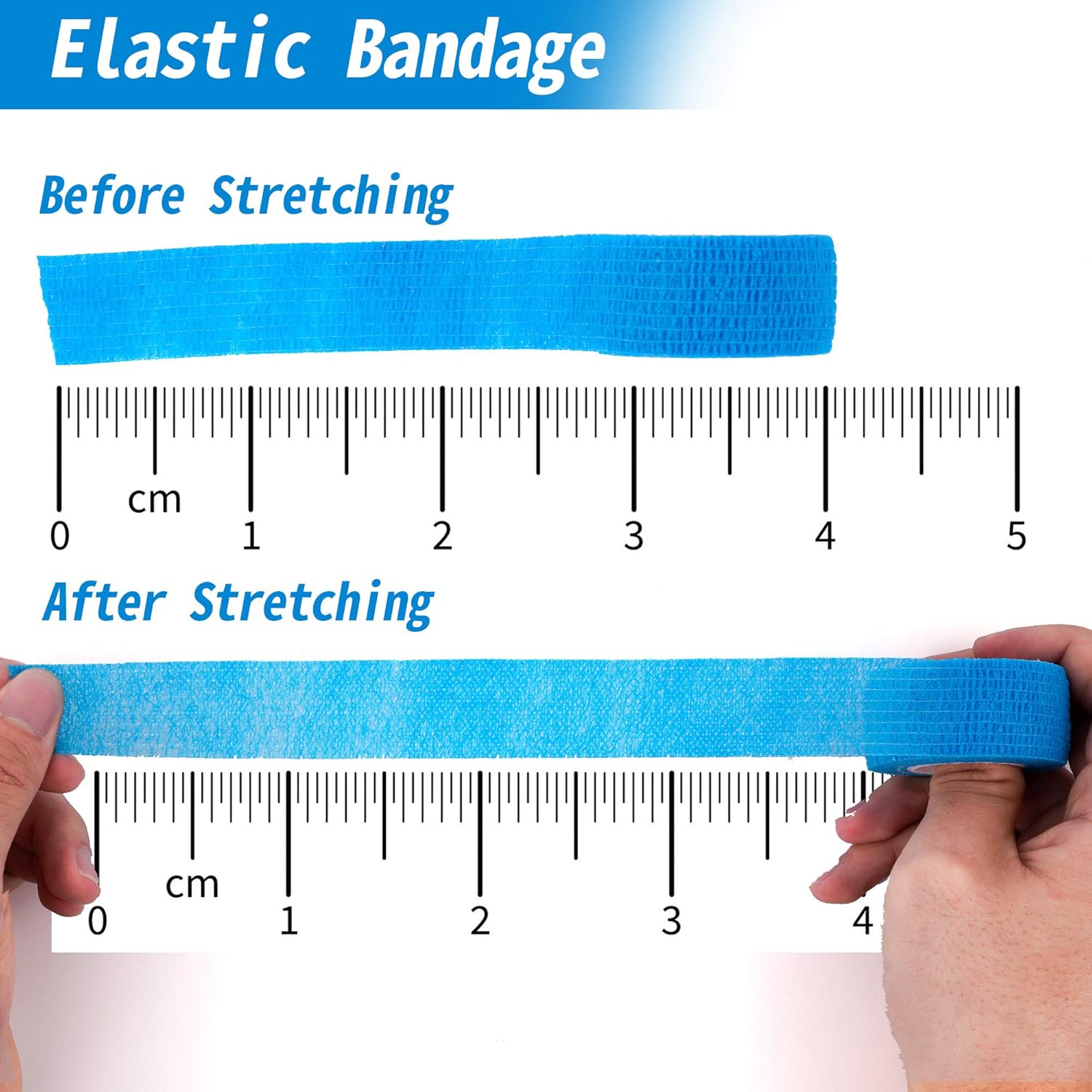 24 Pack Self Adherent Cohesive Wrap Bandages 1 Inches X 5 Yards, First Aid Tape, Elastic Self Adhesive Tape, Athletic, Sports wrap Tape, Bandage Wrap for Sports, Wrist, Ankle (Rainbow Color): Health & Personal Care