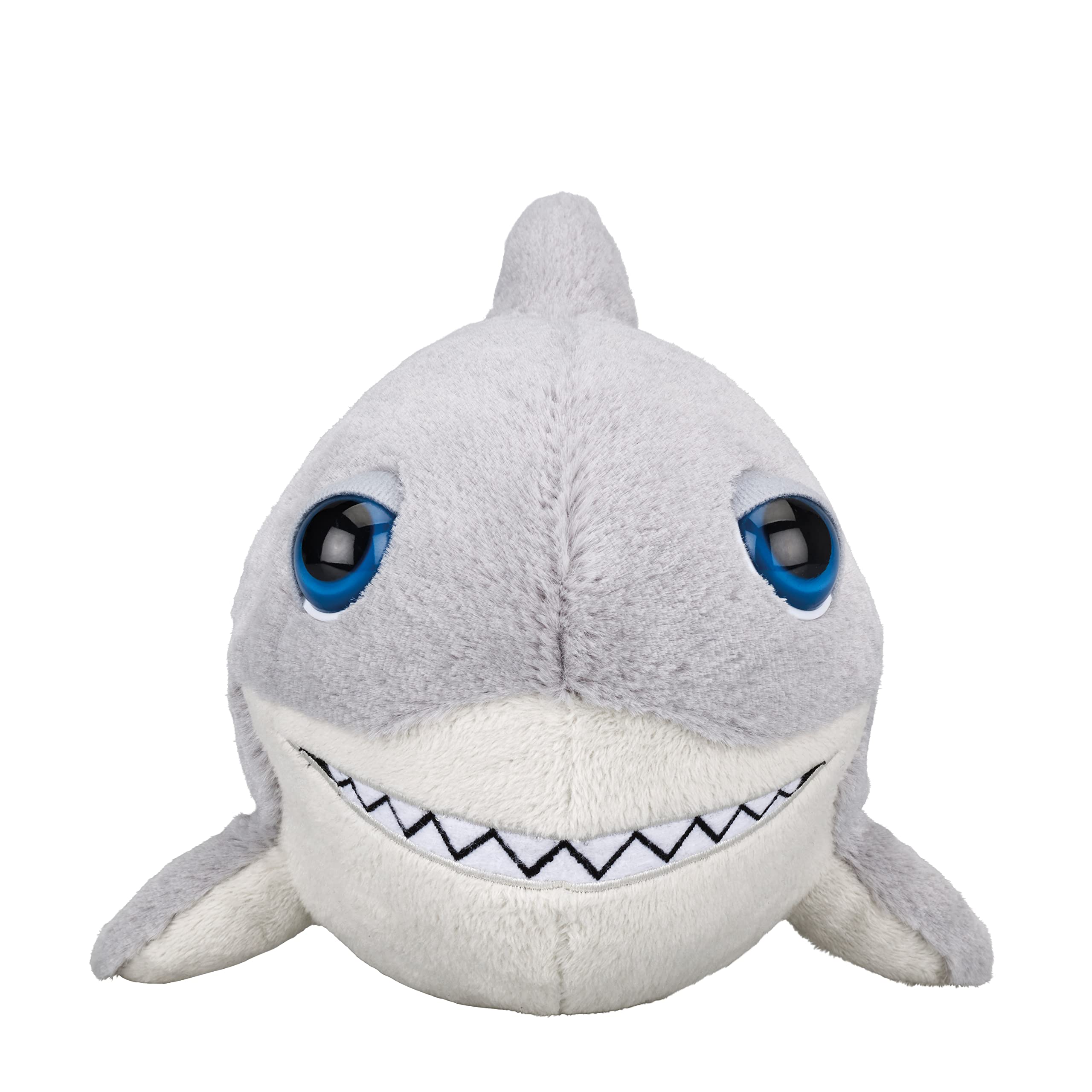 Ocean Buddies Plush Toys - Adorable & Cuddly Design Construction - Variety of Realistic Ocean Animals Including Dolphins and Sharks - Perfect for Imaginative Play & Safe for All Ages - Shark (OB-1)