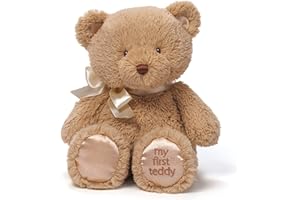 Baby GUND My First GUND Teddy Bear, Ultra Soft Animal Plush Toy for Babies and Newborns, Tan, 10”