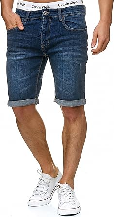 Short jean stretch homme Clearance