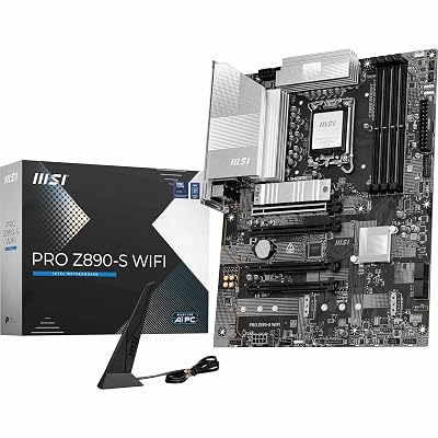 MSI PRO Z890-S WIFI Motherboard ATX Intel Core Ultra LGA 1851 DDR5 PCIe 5.0 M.2