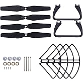 Holy Stone Spare Parts Drone Accessories Kits for Drone HS110D Black, HS200D Black and HS200D Red RC Quadcopter