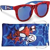 Sun-Staches Marvel Spidey and Friends Sunglasses Stylish, Comfortable & Durable UV-Protective Boys Spider-Man Glasses With Soft Carrying Case - Officially-Licensed Spiderman Gifts for Boys