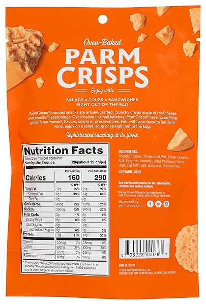 PARM CRISPS CHEDDAR, 1.75 OZ