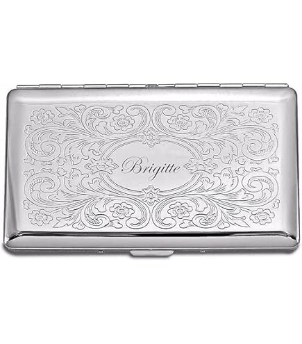 personalised roll up cigarette case Amazon.com: Personalized Gold Paisley Cigarette Case - Custom Engraved  Cigarette Holder - Elegant Gift for Smokers | Free Engraving