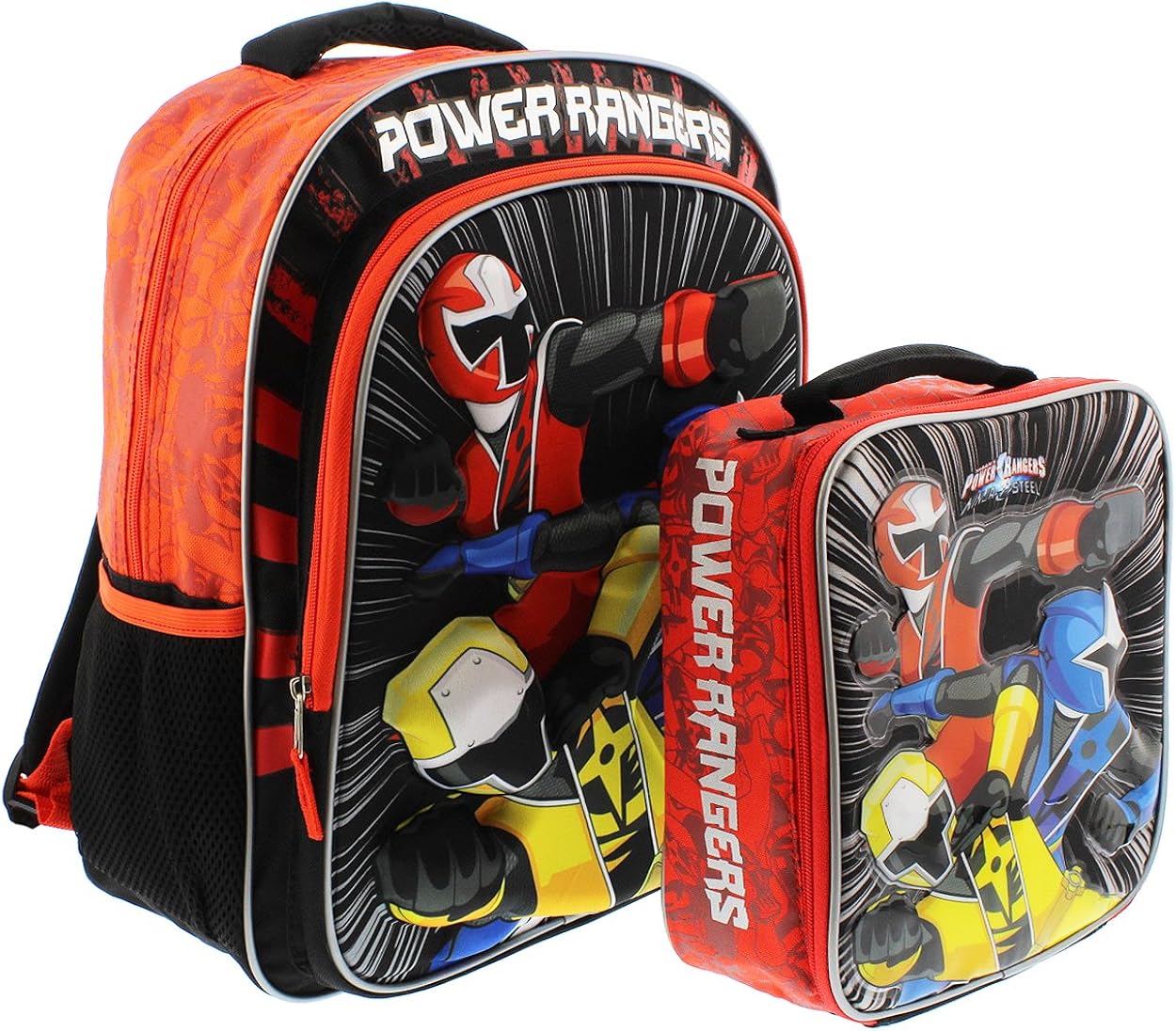 power ranger backpack and lunchbox