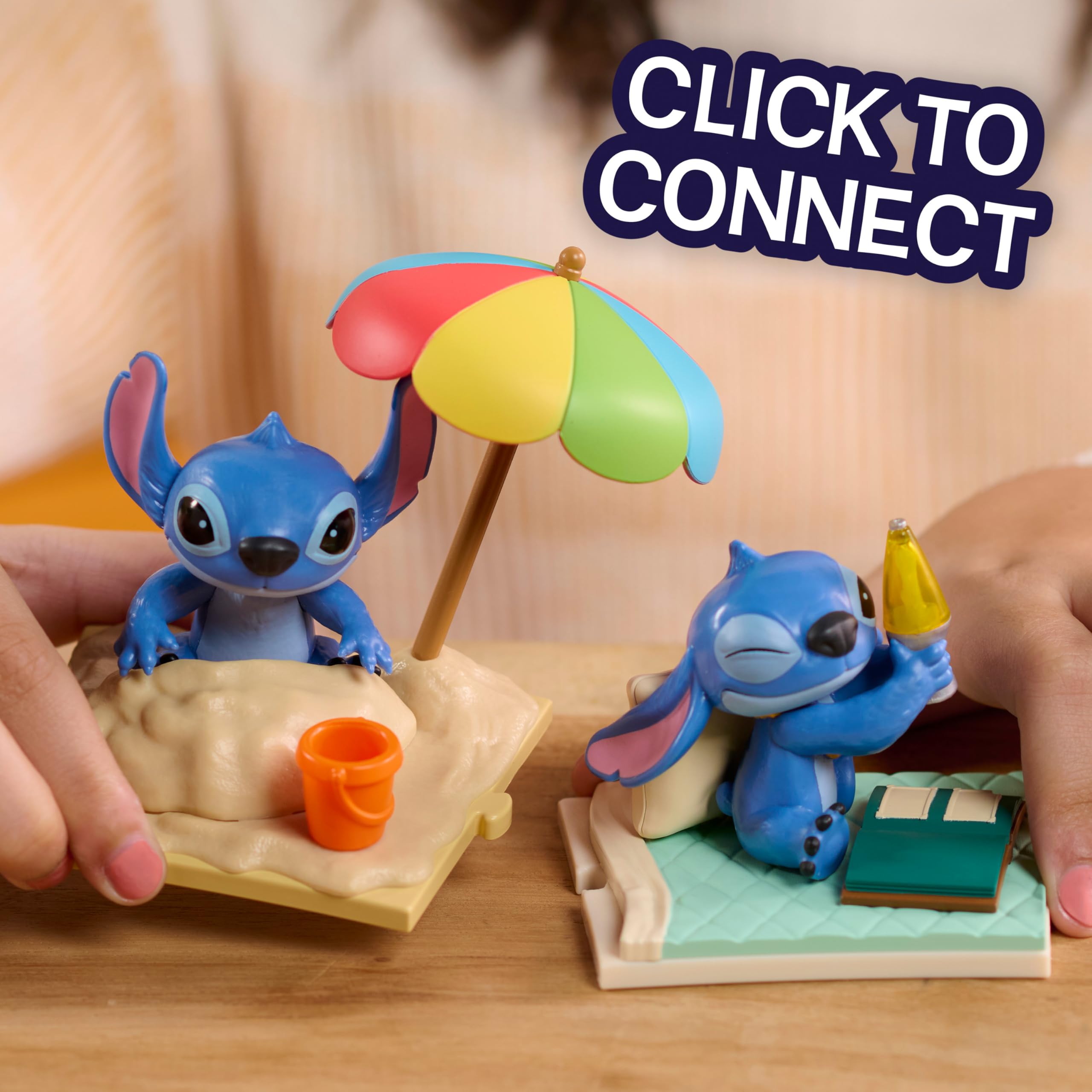 Just Play Disney Stitch Live-Action Movie Time 3-inch Collectible Figures, Blind Box Collectible Toys, Home Decoration, Kids Toys for Ages 3 Up