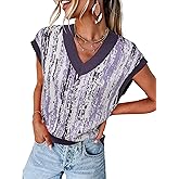 Arach&Cloz Women's Wool Blend Fall Printed Cute Trendy Sweater Vests 2025