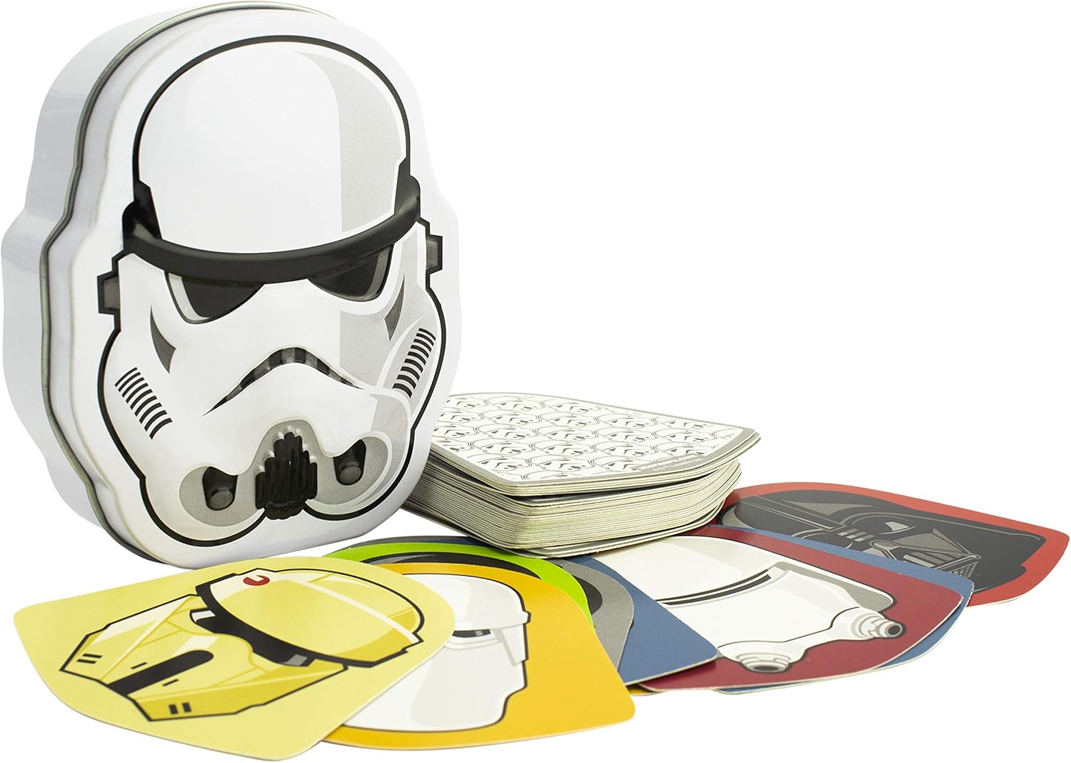 Paladone PP6608SW Star Wars Dark Side Shuffle Card Three Games with Clonetrooper Storage Tin