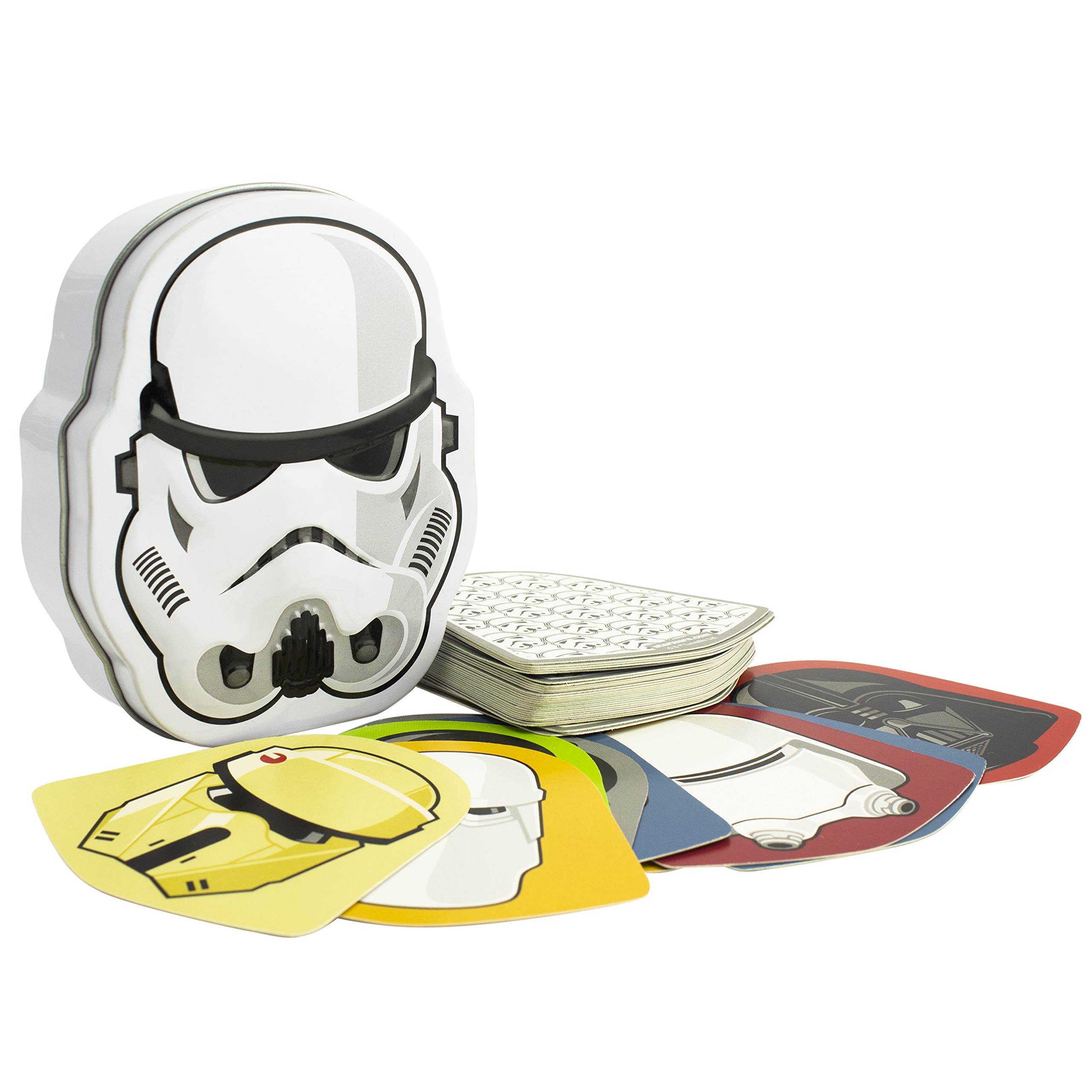 Star Wars Dark Side Shuffle Card Game - Three Games with Clonetrooper Storage Tin