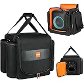 Carrying Case Travel Bag Compatible with JBL Partybox Encore Essential/Essential 2,Portable Speaker Tote fits for Encore/Encore 2 with Shoulder Strap & Extra Pockets for Microphone,Charger,Accessories